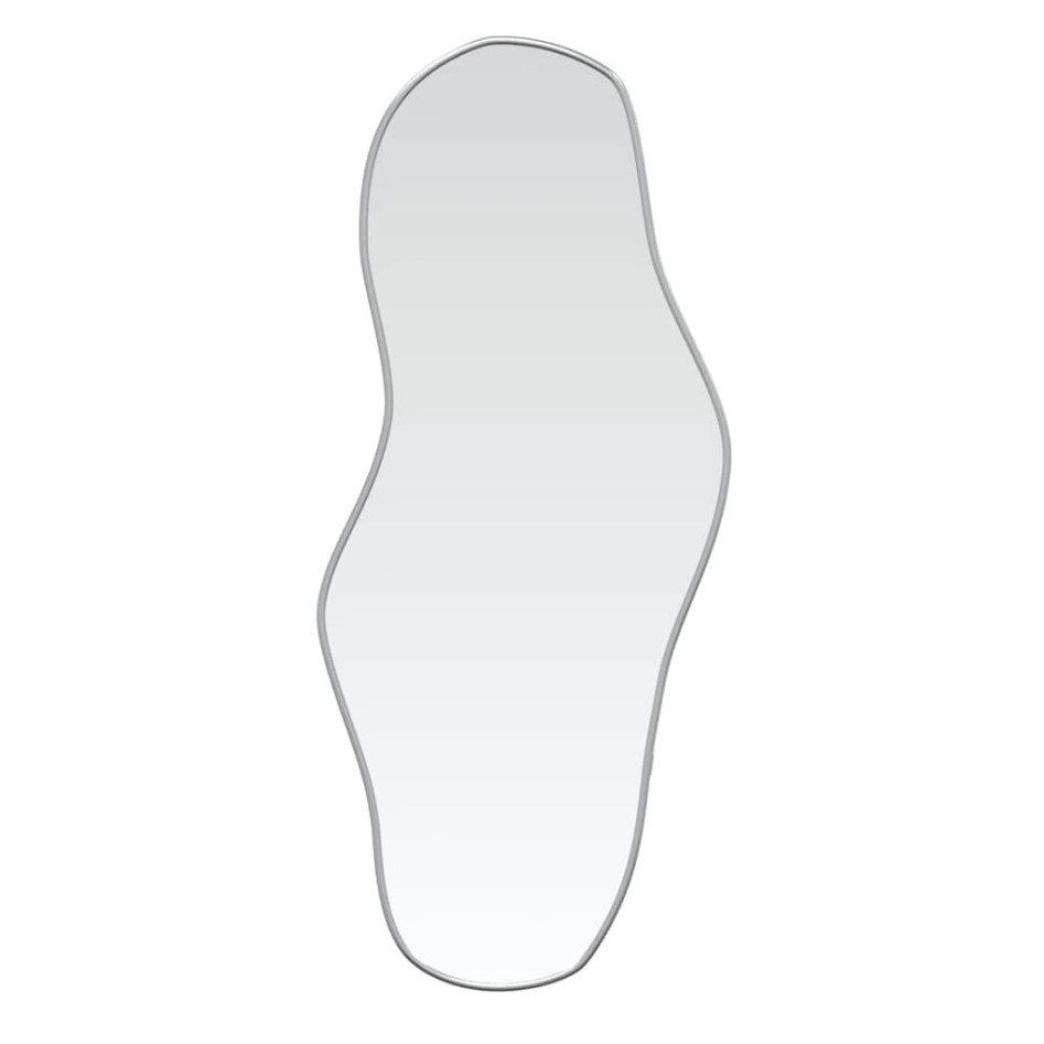 Espejo de pared plateado 100x45