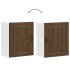 Armario de pared de cocina Lucca roble
