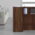 Armario de madera de ingeniería marrón roble 40x45x103,5
