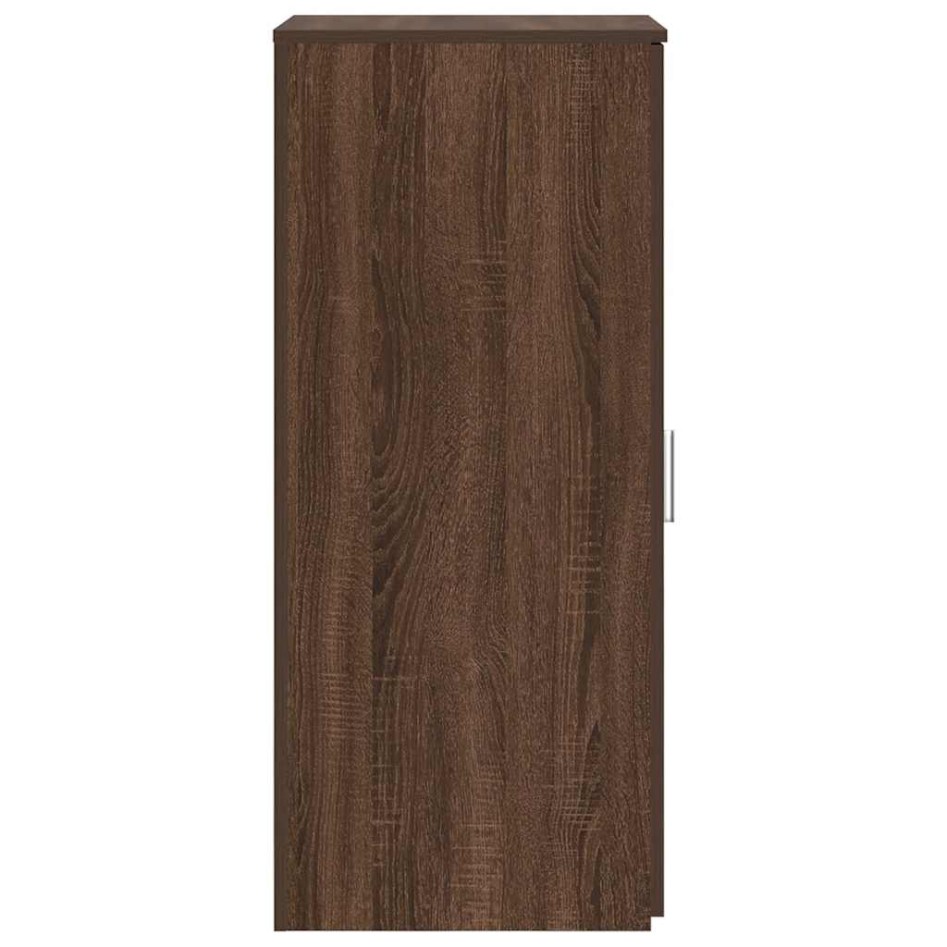 Armario de madera de ingeniería marrón roble 40x45x103,5