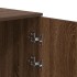 Armario de madera de ingeniería marrón roble 40x45x103,5