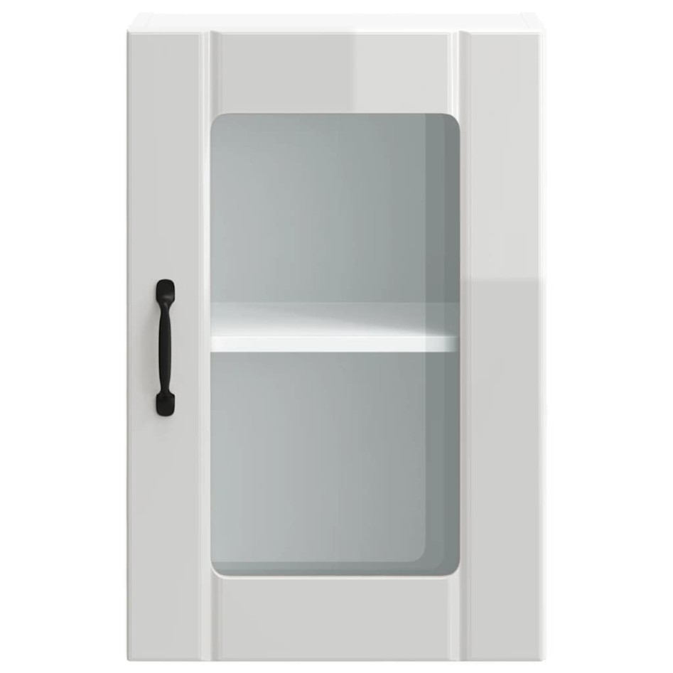 Armario pared para cocina puerta cristal Lucca blanco