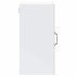 Armario pared para cocina puerta cristal Lucca blanco