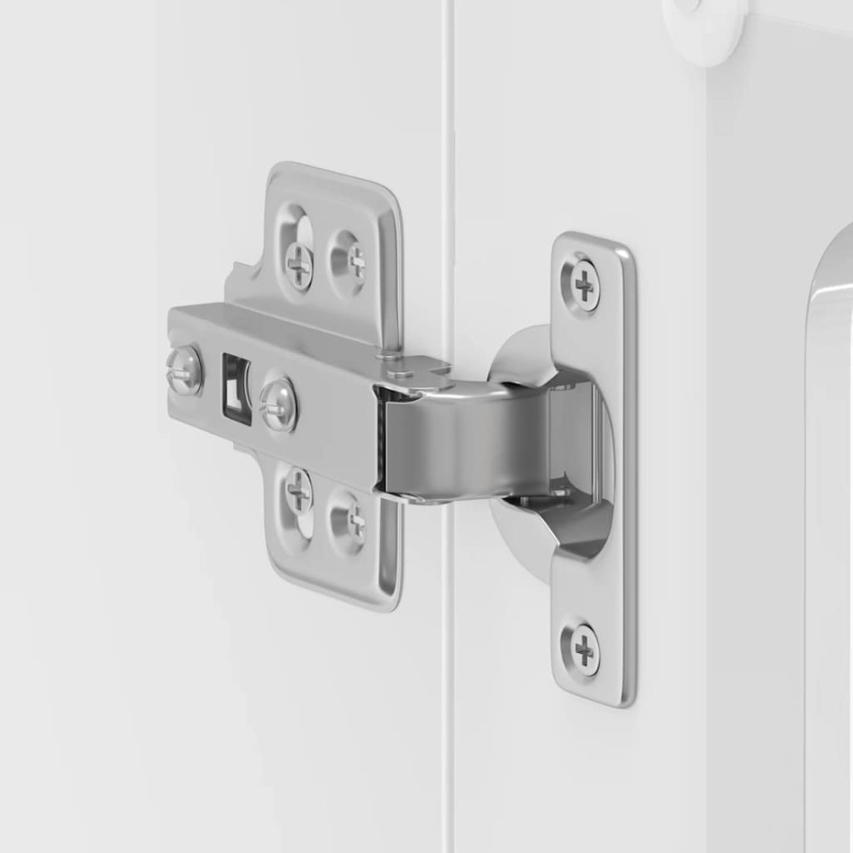 Armario pared para cocina puerta cristal Lucca blanco