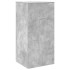 Armario de madera de ingeniería gris hormigón 50x45x103,5