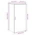 Armario de madera de ingeniería gris hormigón 50x45x103,5
