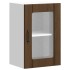 Armario de pared para cocina puerta cristal Lucca roble