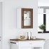 Armario de pared para cocina puerta cristal Lucca roble