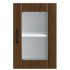 Armario de pared para cocina puerta cristal Lucca roble