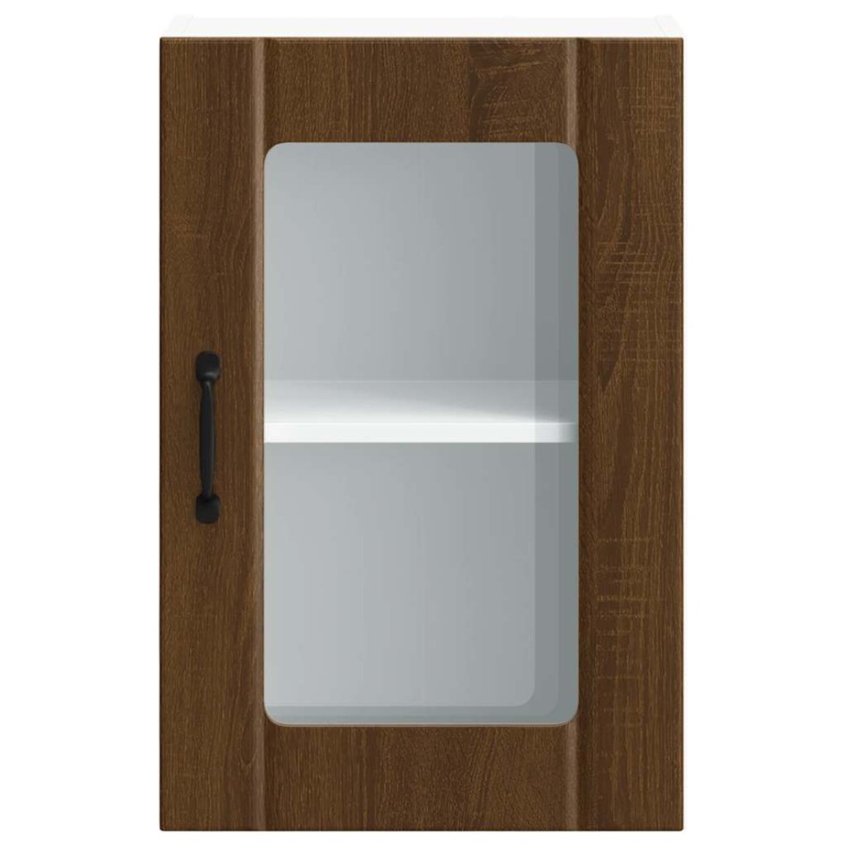 Armario de pared para cocina puerta cristal Lucca roble