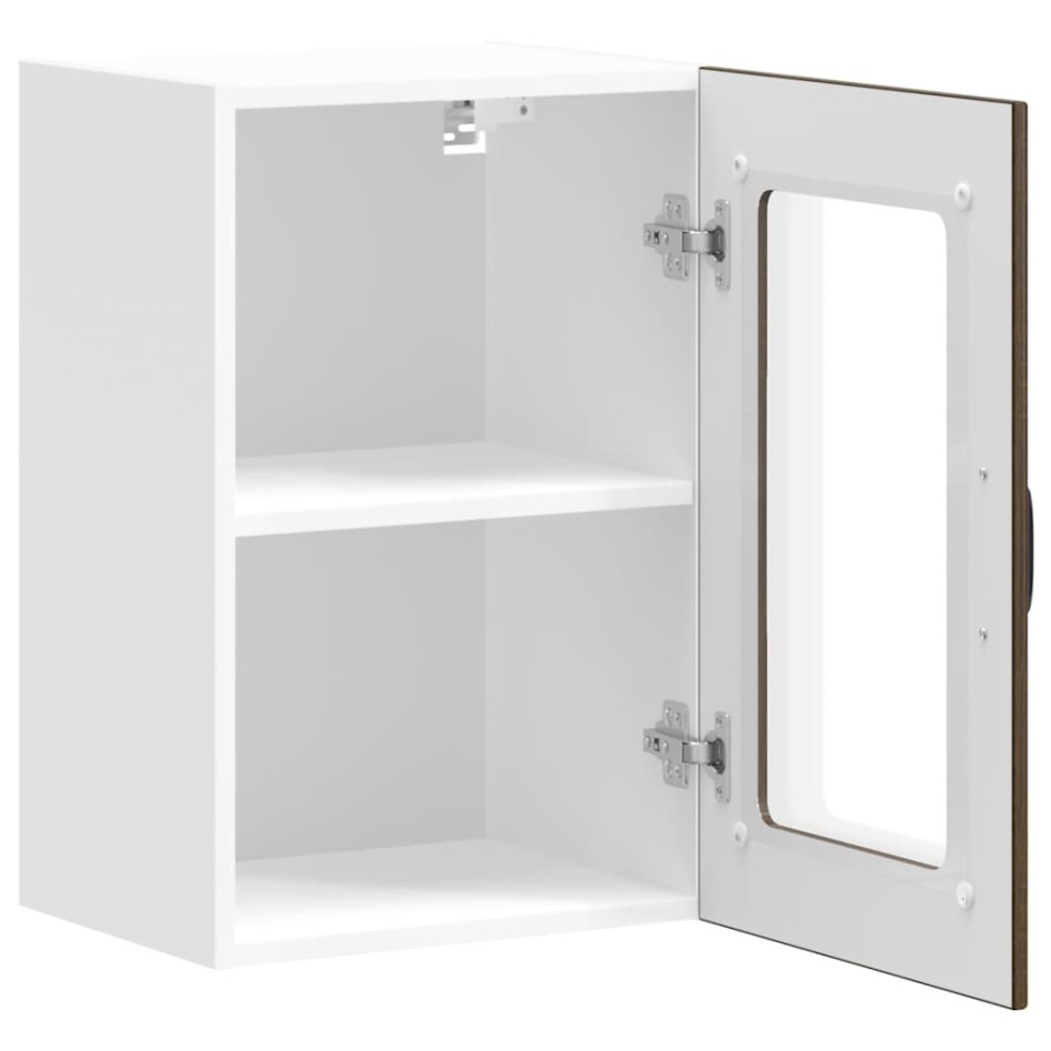 Armario de pared para cocina puerta cristal Lucca roble