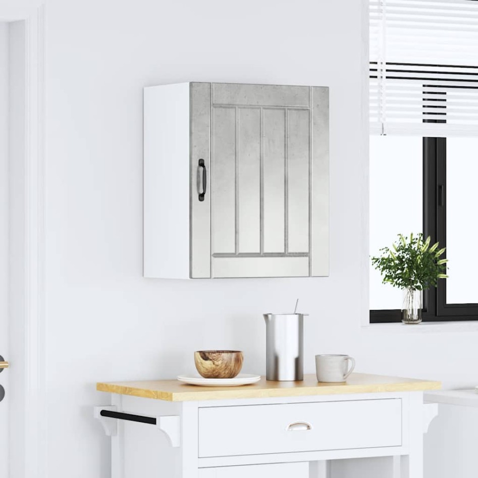 Armario de pared cocina Lucca madera contrachapada gris