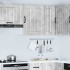 Armario de pared cocina Lucca madera contrachapada gris