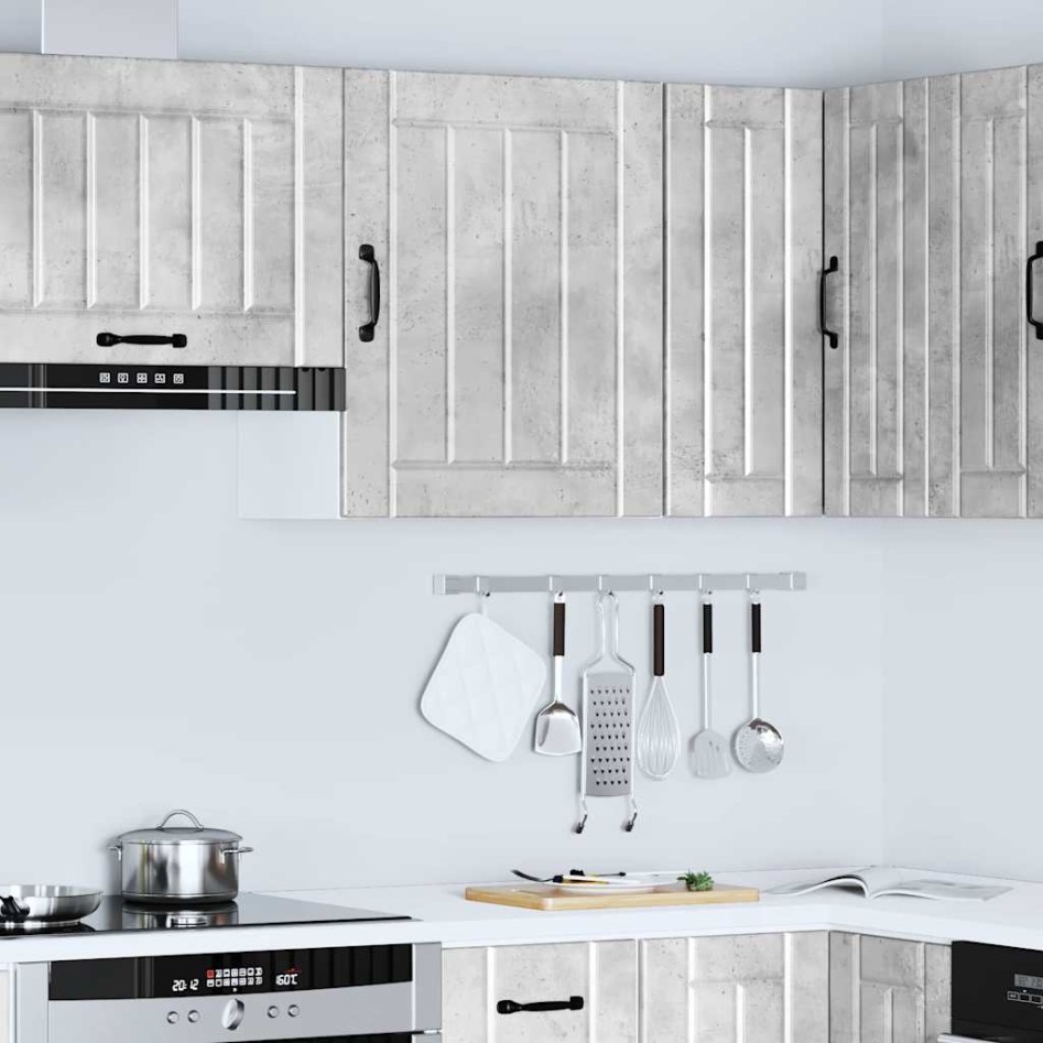 Armario de pared cocina Lucca madera contrachapada gris
