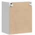 Armario de pared cocina Lucca madera contrachapada gris