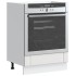 Mueble de horno Lucca blanco madera