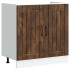 Mueble bajo fregadero Lucca madera contrachapada roble