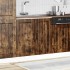 Mueble bajo fregadero Lucca madera contrachapada roble