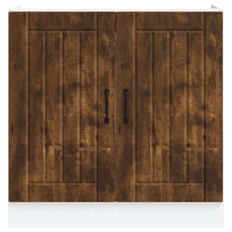 Mueble bajo fregadero Lucca madera contrachapada roble