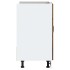 Mueble bajo fregadero Lucca madera contrachapada roble