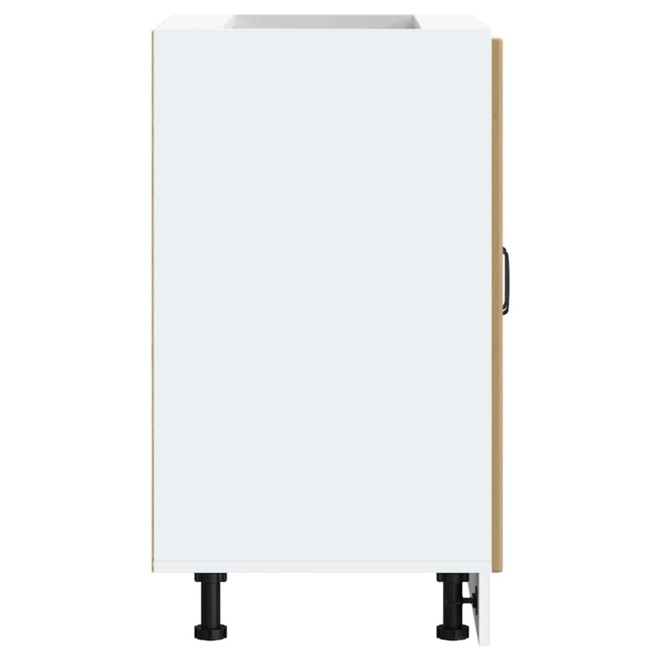 Mueble bajo para fregadero Lucca madera artesanal de