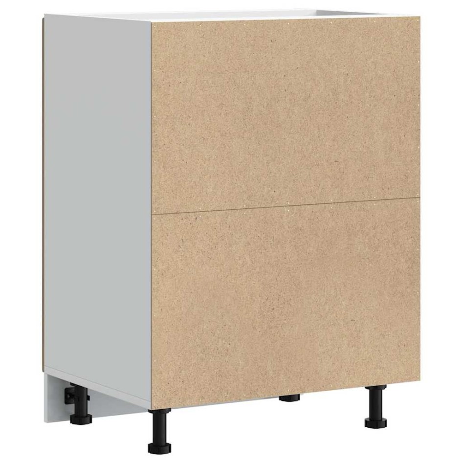 Mueble bajo para fregadero Lucca madera artesanal de