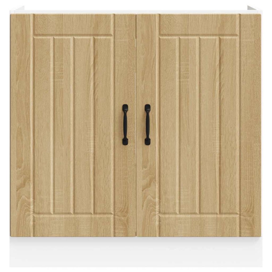 Mueble bajo fregadero Lucca madera contrachapada roble