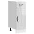 Mueble bajo de cocina Lucca blanca de alto
