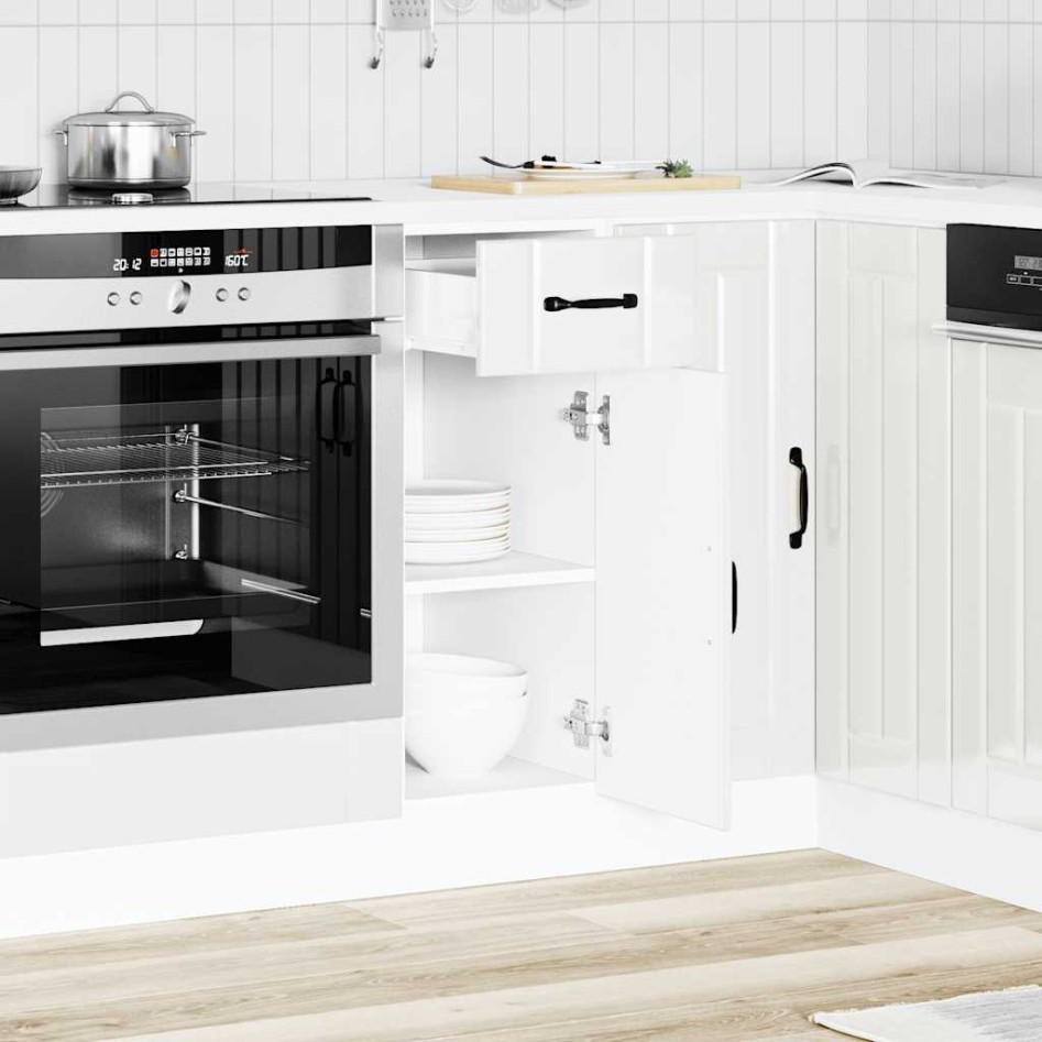 Mueble bajo de cocina Lucca blanca de alto