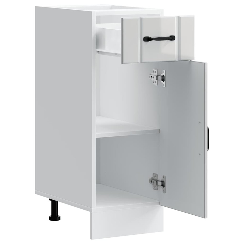 Mueble bajo de cocina Lucca blanca de alto