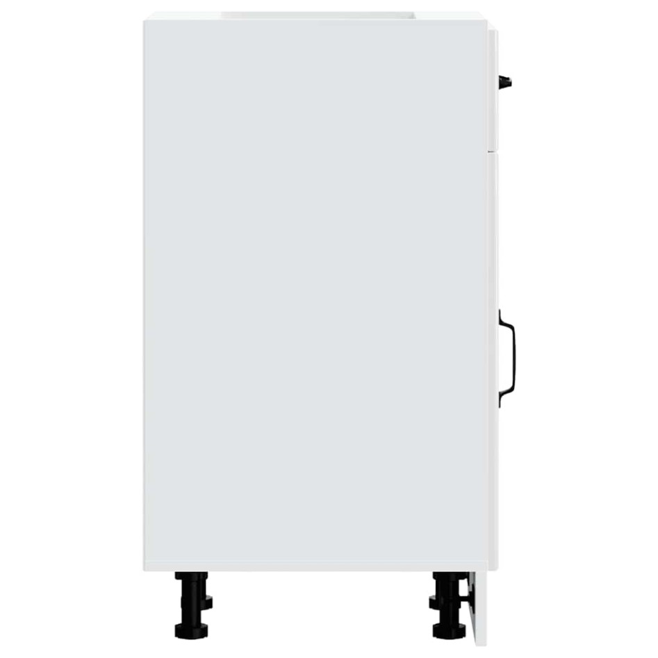 Mueble bajo de cocina Lucca blanca de alto