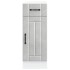 Mueble bajo de cocina Lucca madera contrachapada gris