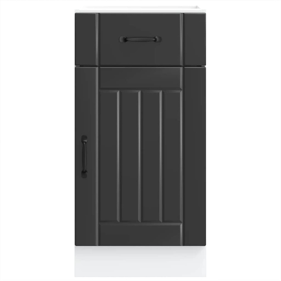 Mueble bajo de cocina Lucca madera ingeniería