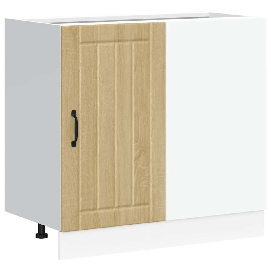 Mueble bajo fregadero Lucca madera contrachapada roble