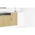 Mueble bajo fregadero Lucca madera contrachapada roble