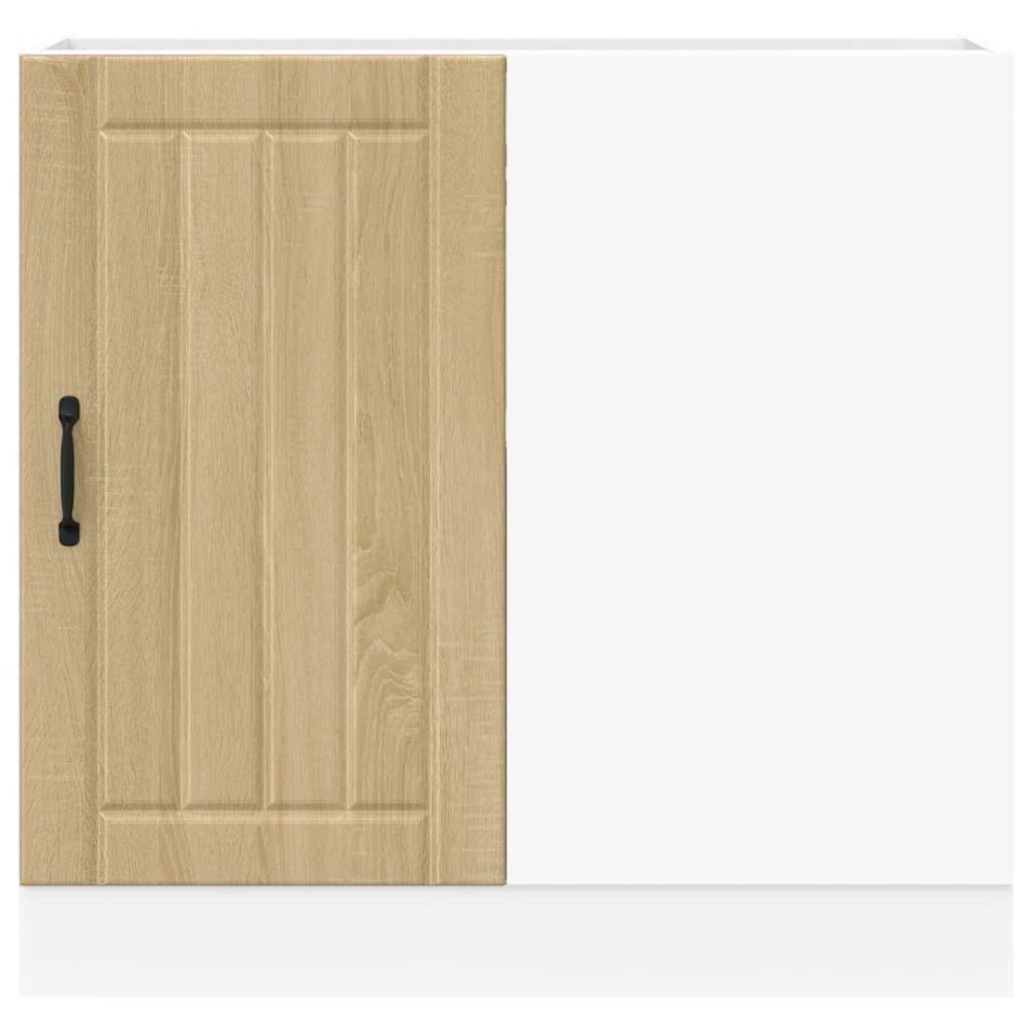 Mueble bajo fregadero Lucca madera contrachapada roble