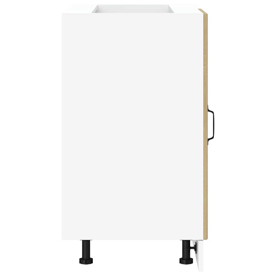 Mueble bajo fregadero Lucca madera contrachapada roble