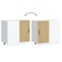 Mueble bajo fregadero Lucca madera contrachapada roble