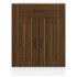 Mueble bajo de cocina Lucca roble