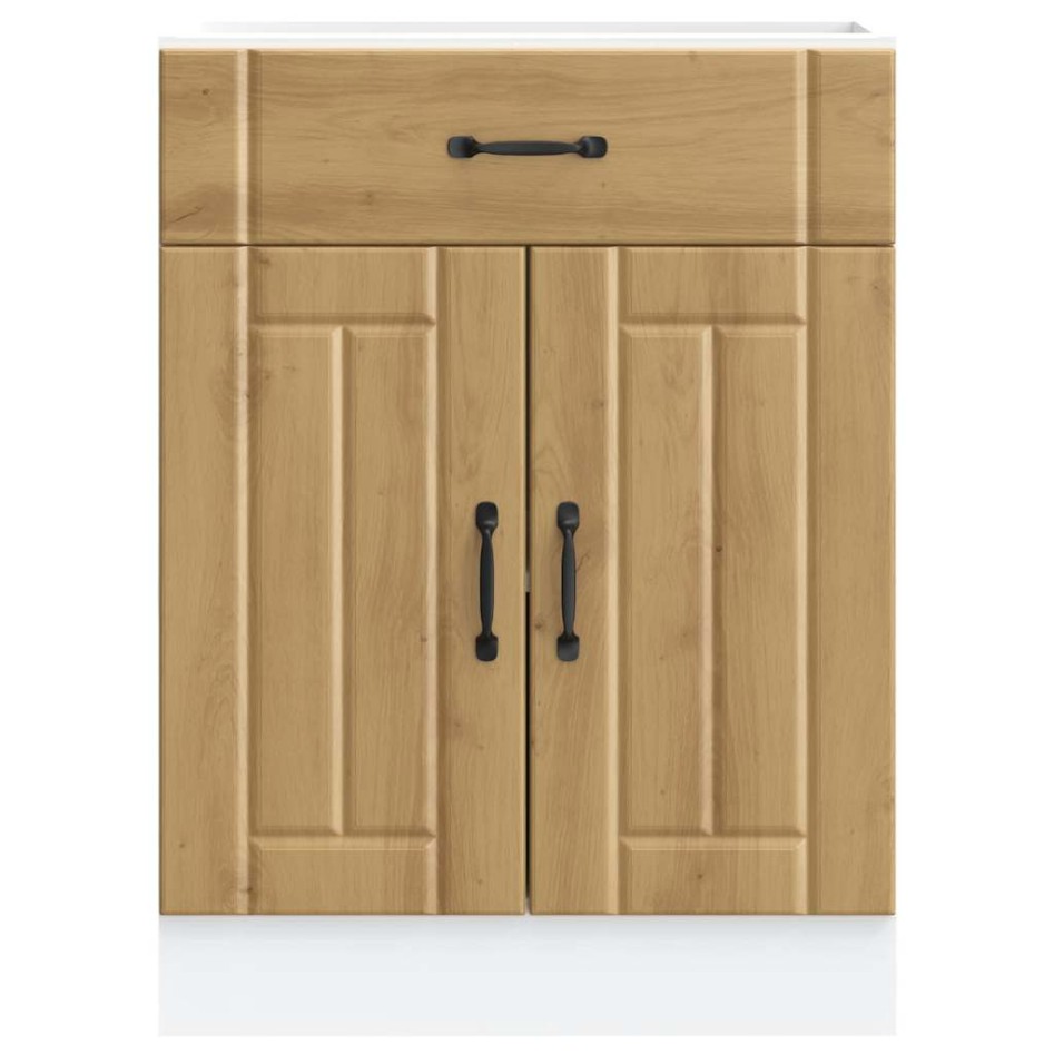 Mueble bajo de cocina Lucca roble