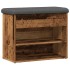 Banco zapatero madera de ingeniería madera vieja 62x32x50
