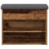 Banco zapatero madera de ingeniería madera vieja 62x32x50