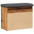 Banco zapatero madera de ingeniería madera vieja 62x32x50