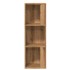 Mueble de esquina madera ingeniería roble artisan 33x33x100