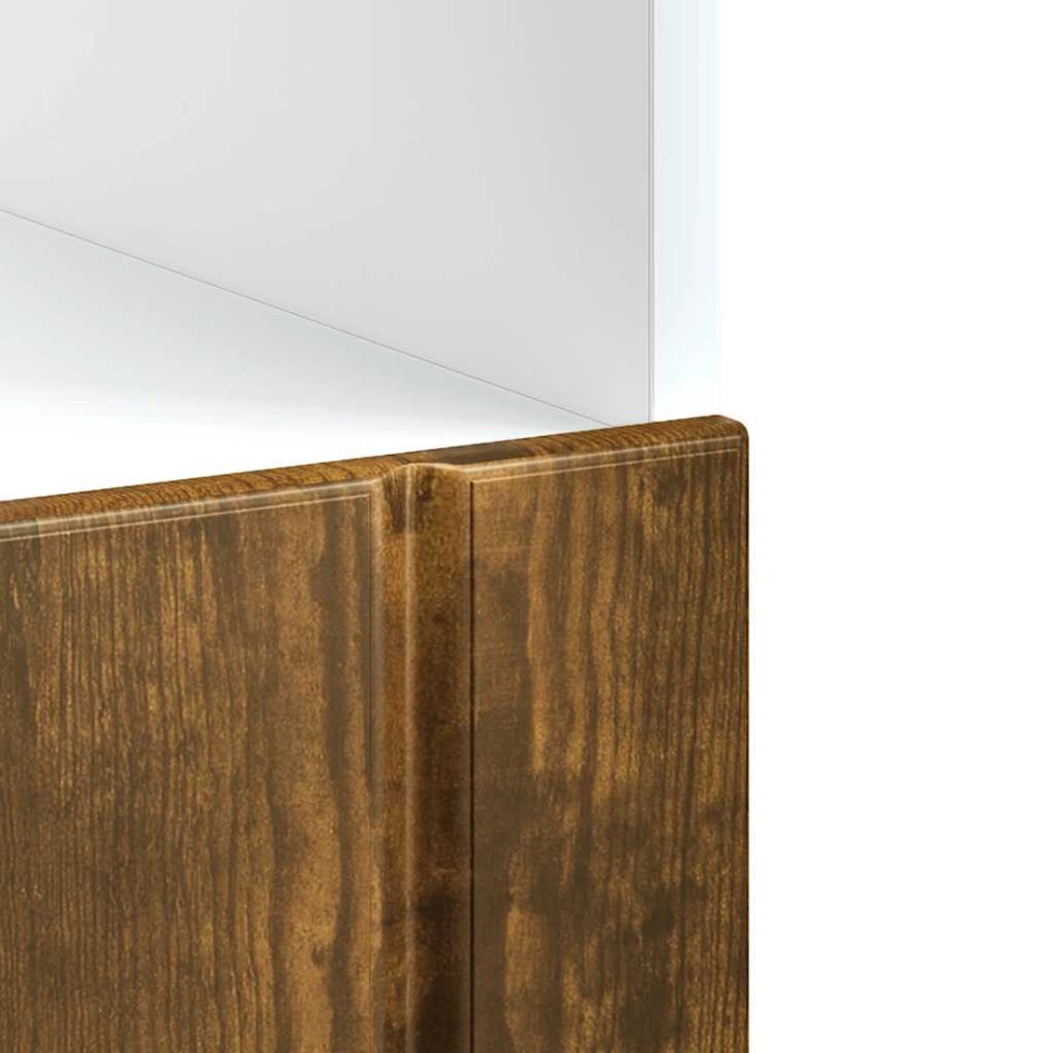 Armario de horno Lucca madera contrachapada roble