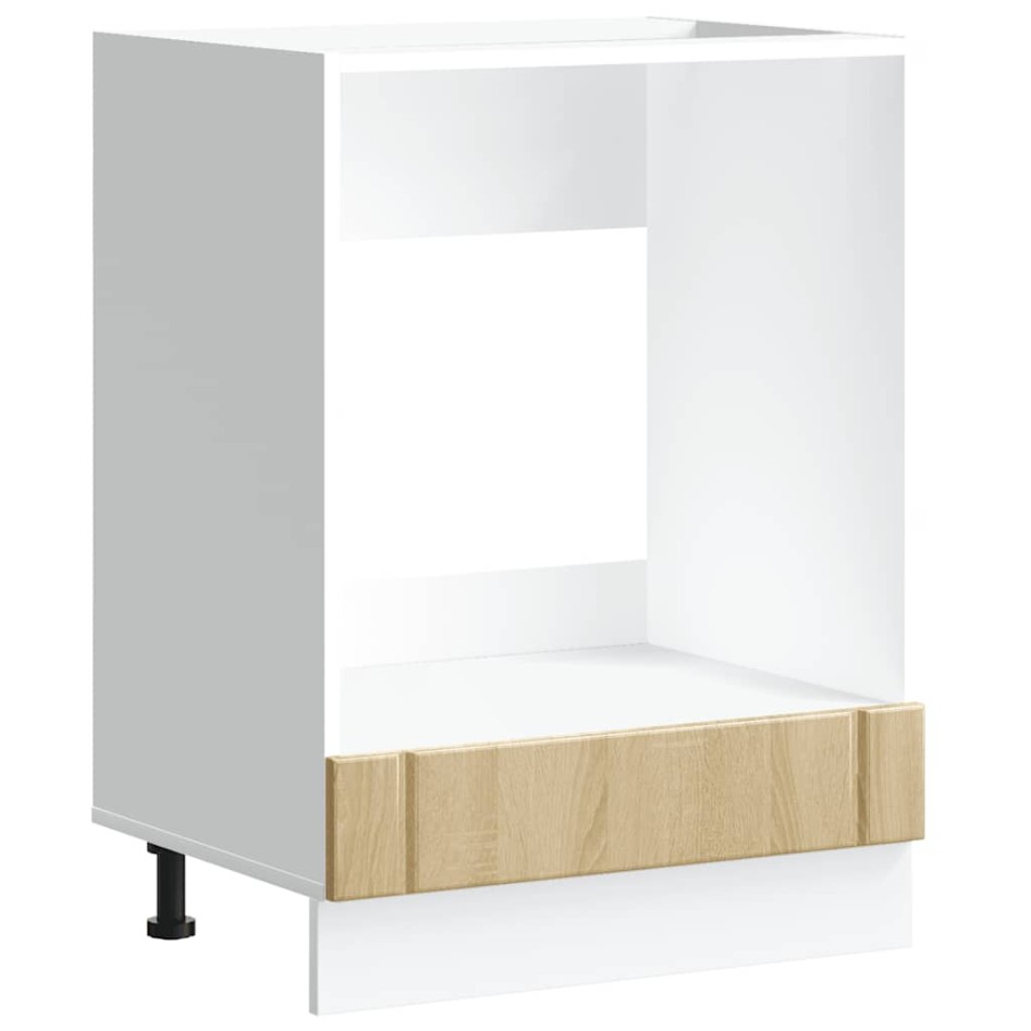 Armario de horno Lucca madera contrachapada roble