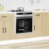 Armario de horno Lucca madera contrachapada roble