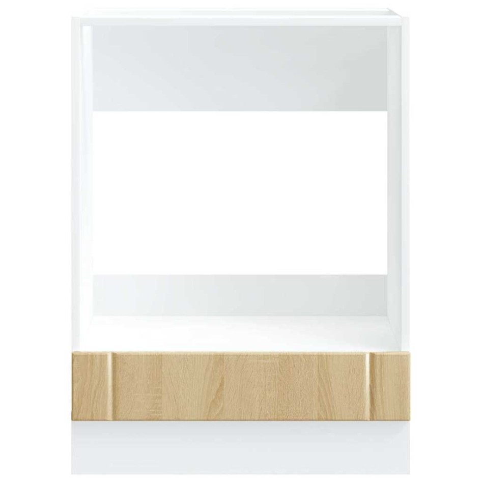 Armario de horno Lucca madera contrachapada roble