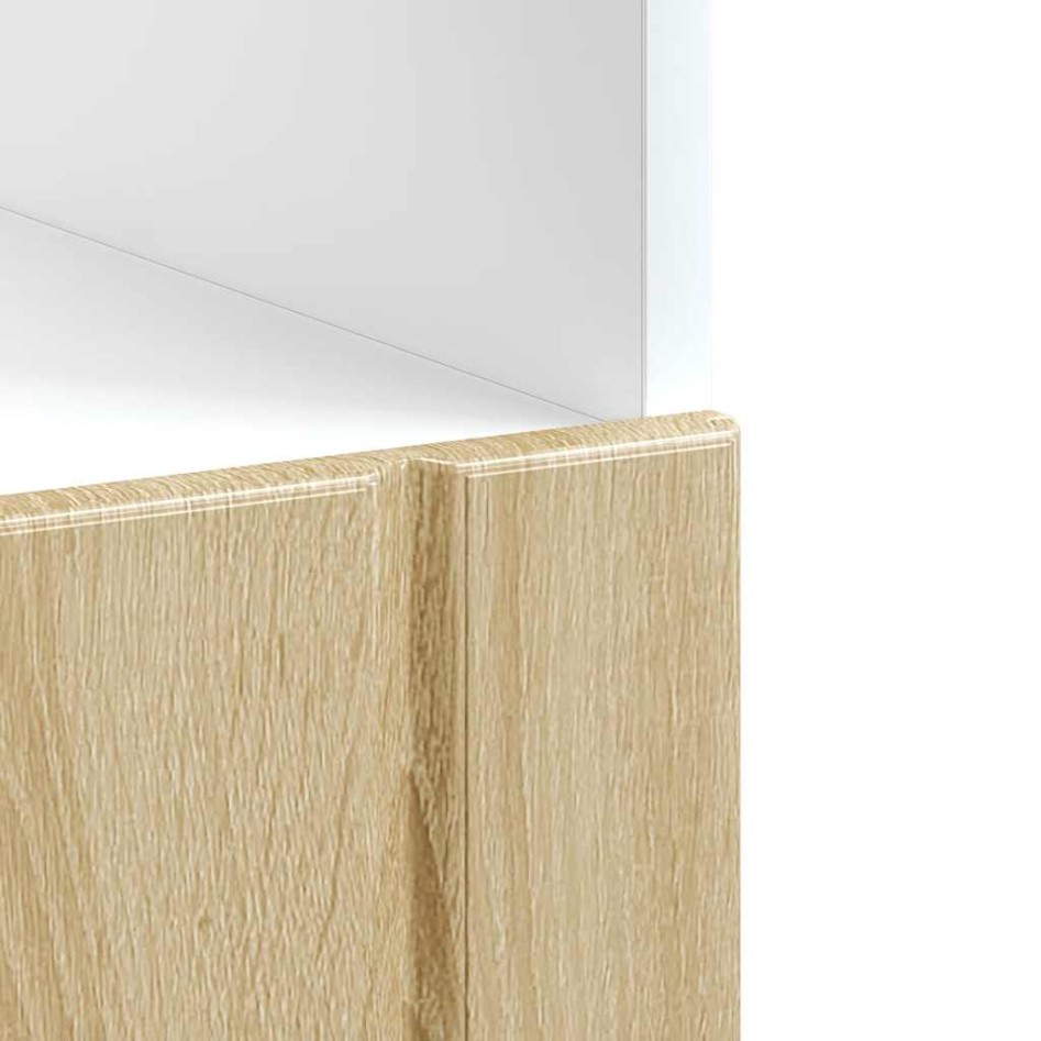 Armario de horno Lucca madera contrachapada roble