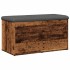 Banco con almacenaje madera ingeniería madera vieja 82x42x45